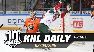 Daily KHL Update - March 8th, 2018 (English)