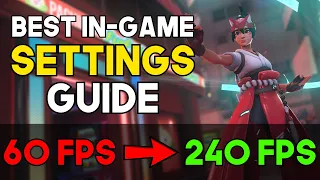 BEST IN-GAME PC SETTINGS For Overwatch 2! (UNLIMITED FPS)