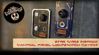 Star Wars inspired Control Panel Light Switch Cover