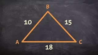 How to find the area of a triangle using heron's formula