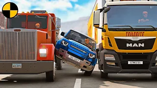 Dangerous Driving🚒🚕truck and Car🚗 Crashes game 4k logitech rally bar BeamNG Drive gameplay_ gamer#12