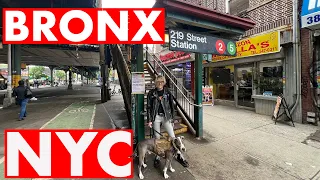 New York City LIVE Bronx Walking Under 2 Subway Train