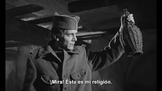 Paths Of Glory 1957 - Escena con el cura