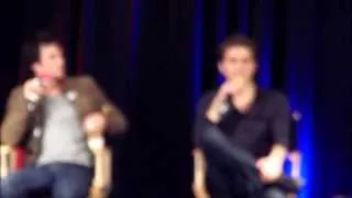Paul Wesley and Ian Somerhalder - TVD Chicago 2013 - Have you ever taken anything from the set?
