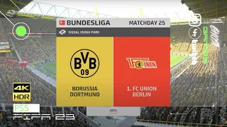 FIFA 23 | Dortmund vs FC Union Berlin | Bundesliga | PS5 4K HDR 60 FPS Gameplay