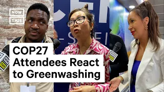 COP27 Attendees React to Greenwashing