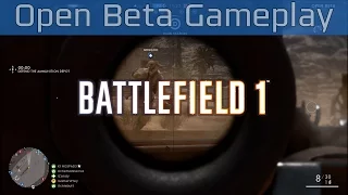 Battlefield 1 - Conquest on Sinai Desert Open Beta Gameplay #1 [HD 1080P/60FPS]