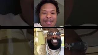 Nasty C chipping it up with Rick Ross on Instagram live🔥🔥