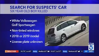 Search intensifies as CHP releases photo of suspects' car in road rage killing of 6-year-old boy