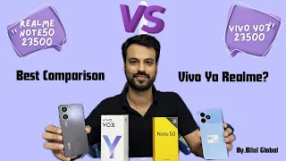 Realme Note 50 Vs Vivo Y03 comparison Same Price Same Specs  hai konsa lyna Chahiye ??