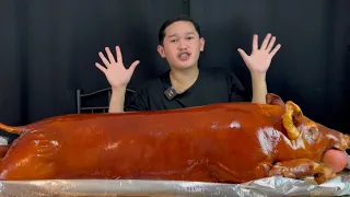 1 WHOLE NATIVE LECHON BABOY MUKBANG