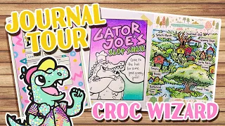 CHARACTER JOURNAL TOUR - CUTE CROC WIZARD