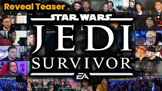 Star Wars Jedi: Survivor - Official Reveal Teaser || REACTION MASHUP