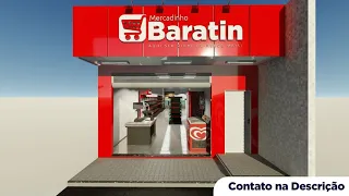 Projeto Mercadinho - Mercadinho Baratin - Projeto ponto Comercial