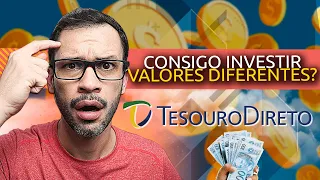 Como INVESTIR valores diferentes TODOS OS MESES no TESOURO DIRETO? É possível?