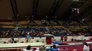 KUKLOVSKA Ema (SVK) - 2018 Artistic Worlds, Doha (QAT) - Qualifications Vault 1