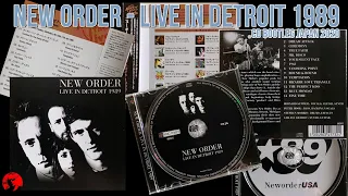 New Order - Live In Detroit 1989 (CD Bootleg Japan 2020)