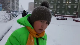 Прогулка И Сугробы Северного Норильска!❤️‍🔥& family)