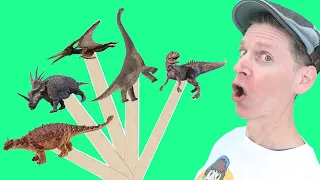 Dinosaurs Part 2 | Pop Sticks Song with Matt | Dream English Kids