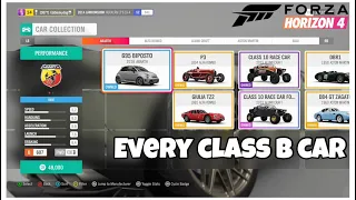 Forza Horizon 4 - Every B Class Car
