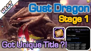 Gust Dragon stage 1 / Got Unique Title ?! / DragonNest SEA