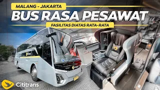 NAIK BUS RASA PESAWAT BUSINESS CLASS ‼️ Trip Malang - Jakarta Pendatang Baru Cititrans.