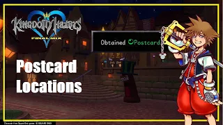 How to Find ALL 10 POSTCARDS in Kingdom Hearts Final Mix