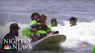 Non-Profit 'Life Rolls On' Helps Athletes With Disabilities Surf And Skate | NBC Nightly News