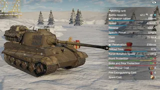 Platoon Panther F ( Tiger ll ( H ) ) - War Thunder Mobile Gameplay