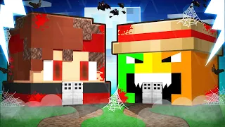 Maison HORREUR de Talcado vs Maison HORREUR d’Awariz sur Minecraft !