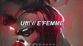 E'FEMME - Uff! (English Lyrics + Letra) (Benidorm Fest 2023)