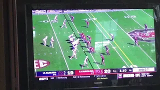 South Carolina Crazy Interception