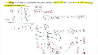 Adding Fractional Feet and Inches together  TL2012