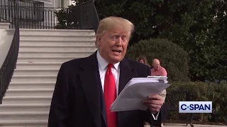 President Trump reacts to Ambassador Sondland Impeachment Testimony