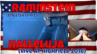 Rammstein - Halleluja (Live At Highfield 2016) (English Lyrics) - REACTION - OMG