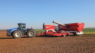 New Holland T9.560 & Pöttinger Terrasem C9 - seeding wheat - semis de blé