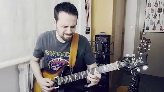 Iron Maiden - Quest For Fire (Guitar Cover By Fran López)