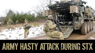 Army Hasty Attack During Situational Training Exercise (STX) - 13TAC MILVIDS