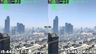 i5-4440 vs i5-4690K in GTA 5 (1080p60)