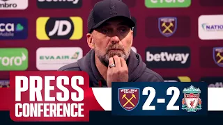 Jurgen Klopp Post-Match Press Conference | West Ham 2-2 Liverpool