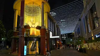 4K・ Tokyo night walk in Akasaka and Aoyama・4K HDR