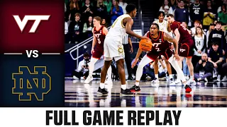 Virginia Tech vs. Notre Dame Full Game Replay | 2023-24 ACC Men's Basketball