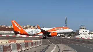 Easyjet Taking Off From Gibraltar, One Of The Most Dangerous Airport’s In The World