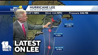 Hurricane Lee: Tuesday update