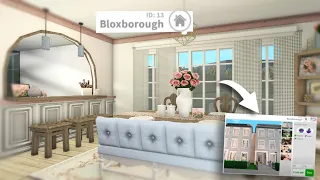 I DECORATED BLOXBOROUGH (prebuilt house) IN BLOXBURG ♥ part 1 ♥