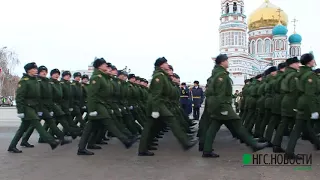 Репетиция парада к 23 февраля в Омске