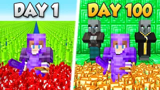 I Spent 100 Days Building OP FARMS In Hardcore Minecraft (#11)