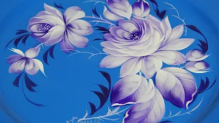 Цветы Розы в технике Гризайль. Живопись маслом от Ларисы Гончаровой | Oil Painting Larisa Goncharova