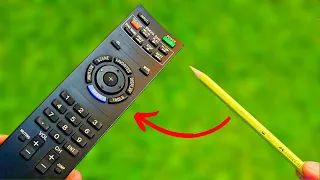 Even the Rich Are Doing It !! Repair your Remote Control with a Pencil !!