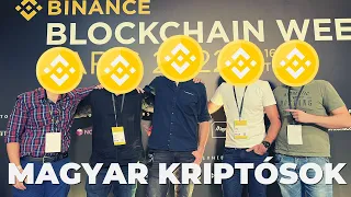 MAGYAR KRIPTOSOK PÁRIZSBAN (Binance Blockchain Week 2022) - Dr. Janó Dániel